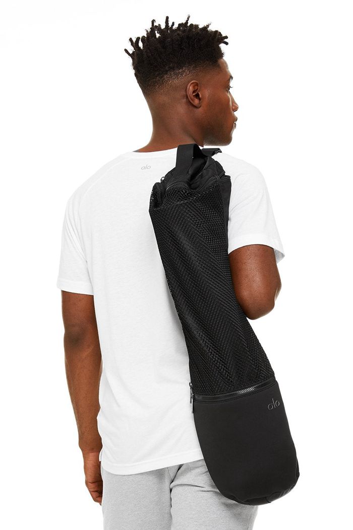 Bolsas Alo Yoga Warrior Mat Mujer Negros | 063824PRG