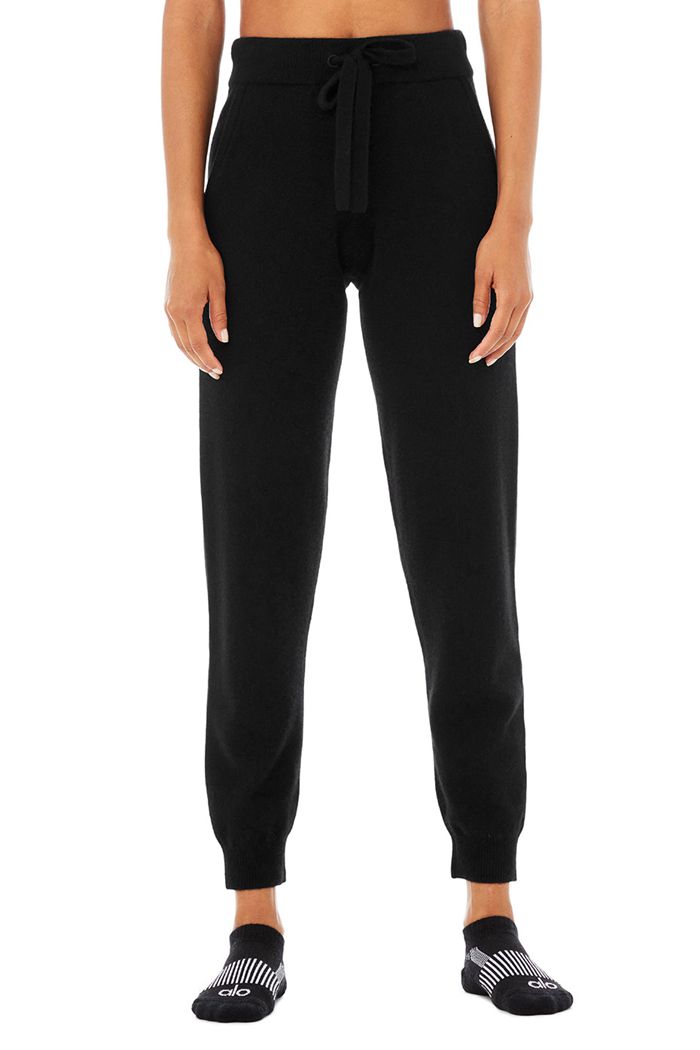 Calcetines Alo Yoga Explorer Wool-Tech Mujer Negros | 726891ZBG