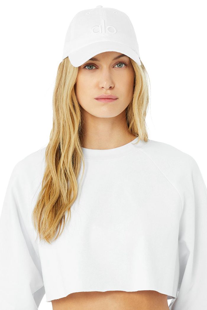 Cap Alo Yoga Off-Duty Hombre Blancos | 420935PSE