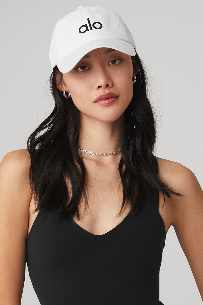 Cap Alo Yoga Off-Duty Hombre Blancos Negros | 610392CAG