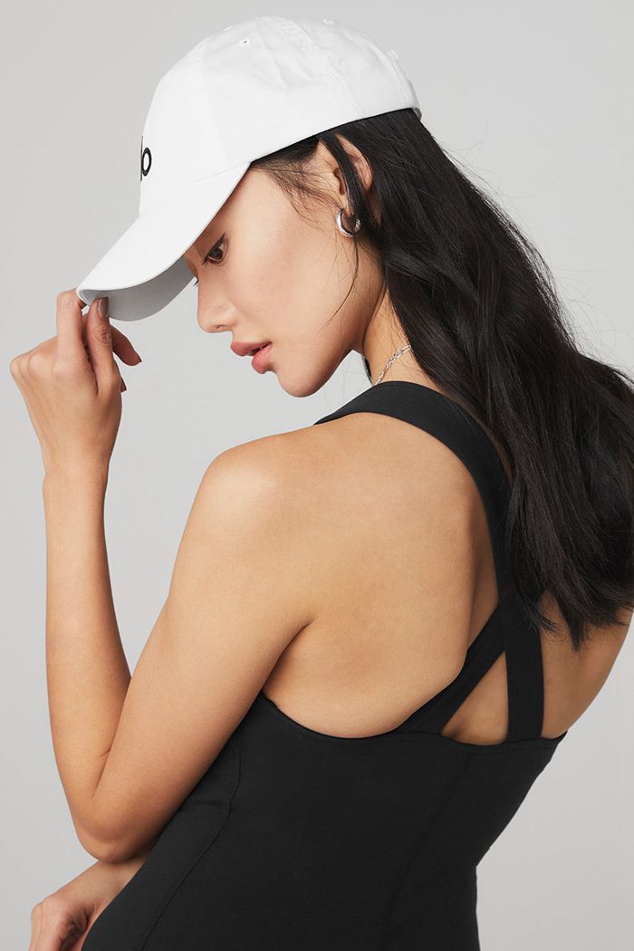 Cap Alo Yoga Off-Duty Hombre Blancos Negros | 610392CAG