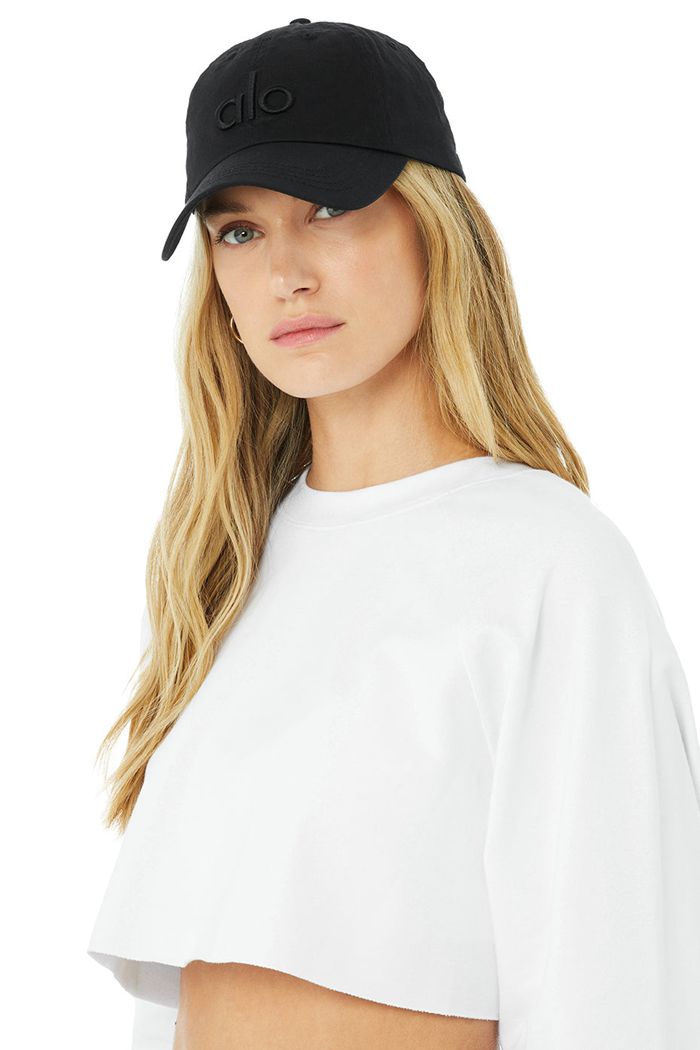 Cap Alo Yoga Off-Duty Hombre Negros | 261573QLI
