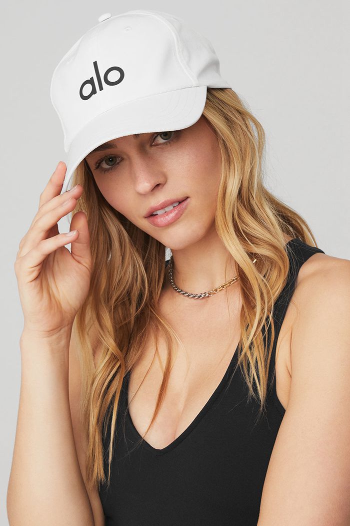 Cap Alo Yoga Performance Off-Duty Mujer Blancos | 958271GVB