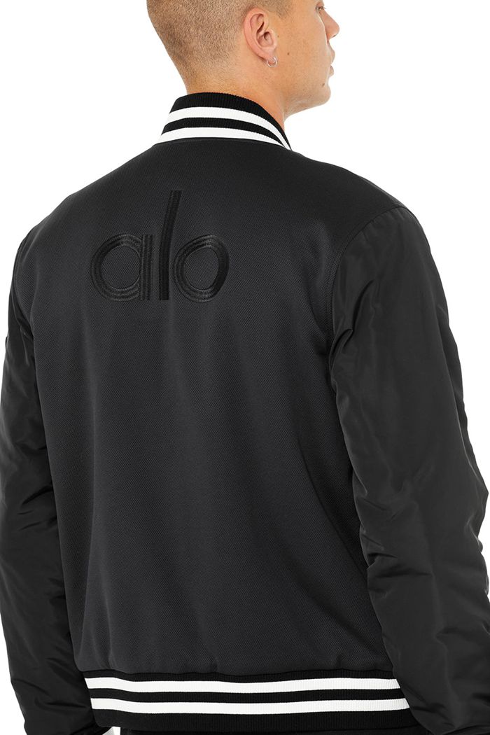 Chaquetas Alo Yoga G.O.A.T Hombre Negros | 916438SCQ
