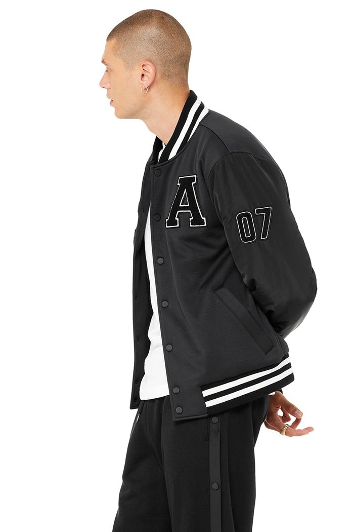 Chaquetas Alo Yoga G.O.A.T Hombre Negros | 916438SCQ