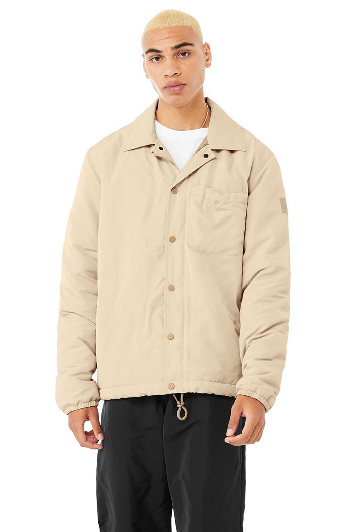 Chaquetas Alo Yoga Legend Hombre Marrom | 754129YNM