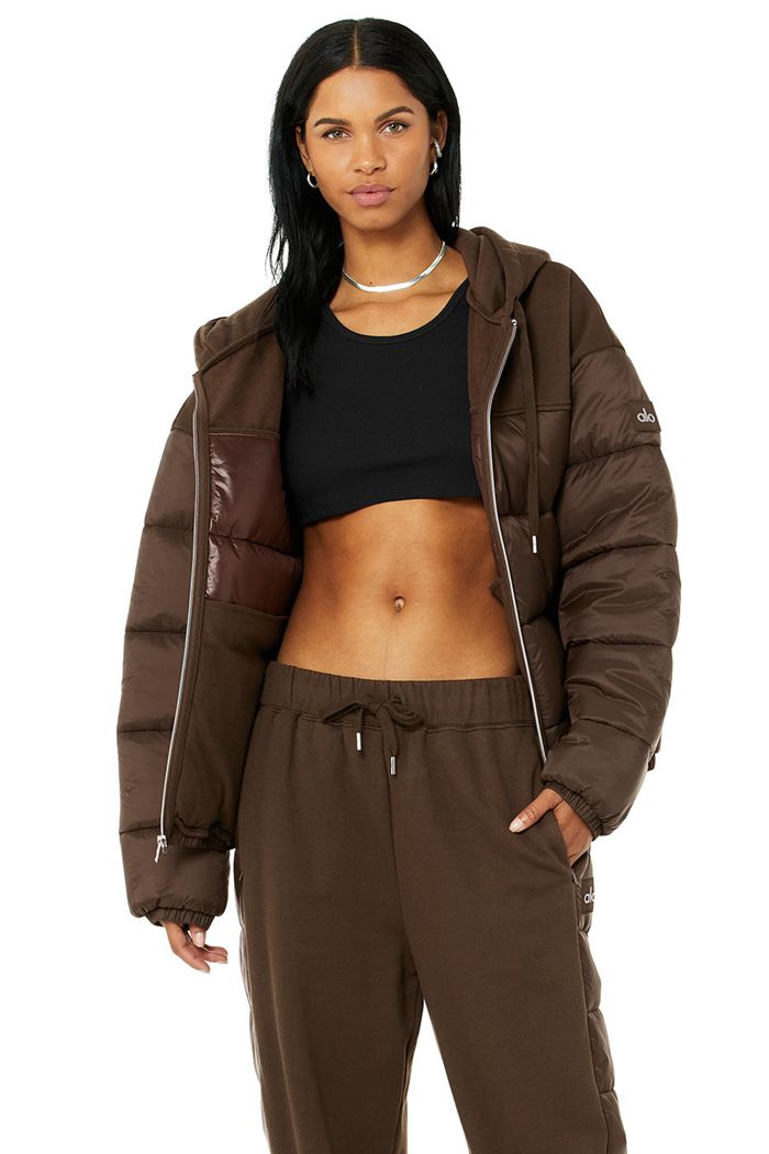 Chaquetas Alo Yoga Mash Up Mujer Negros | 281745VYG