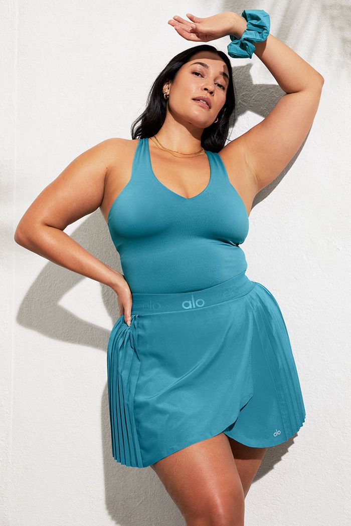 Coletero Alo Yoga Oversized Mujer Azules | 259386DBX