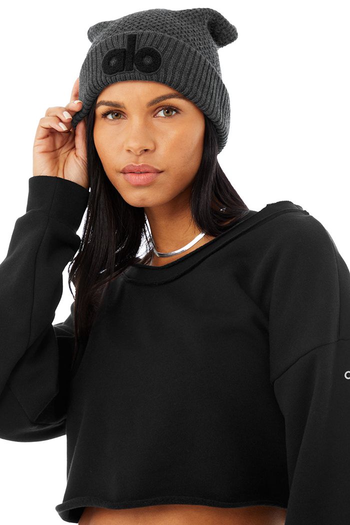 Gorros Alo Yoga Cool Skies Hombre Grises Oscuro | 387651PUK