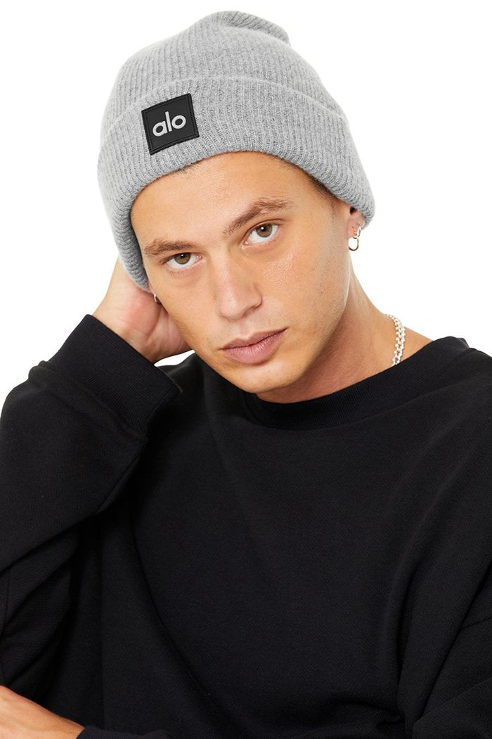 Gorros Alo Yoga Everyday Hombre Grises | 852071NRG