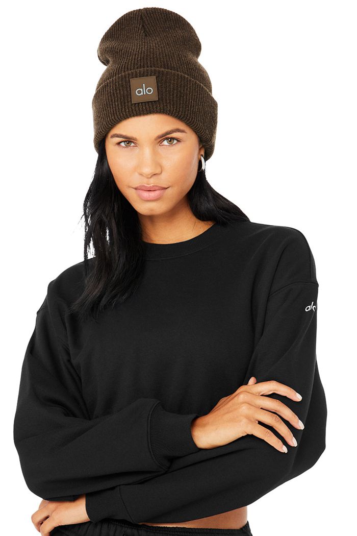 Gorros Alo Yoga Everyday Mujer Marrom | 209834MND