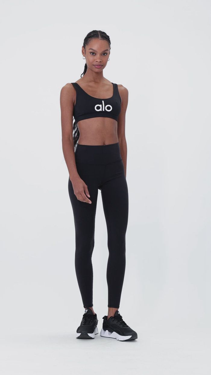 Leggins Alo Yoga 7/8 High-Cintura Airbrush Mujer Verdes Oscuro | 903625GRP