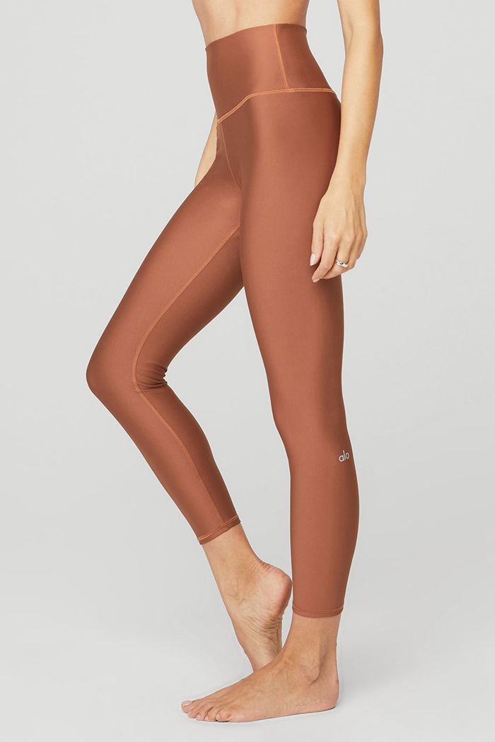Leggins Alo Yoga 7/8 High-Cintura Airlift Mujer Rojos | 094328ODM