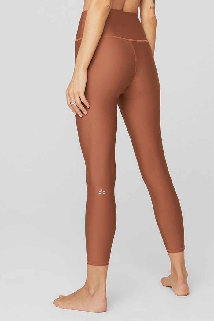 Leggins Alo Yoga 7/8 High-Cintura Airlift Mujer Rojos | 094328ODM
