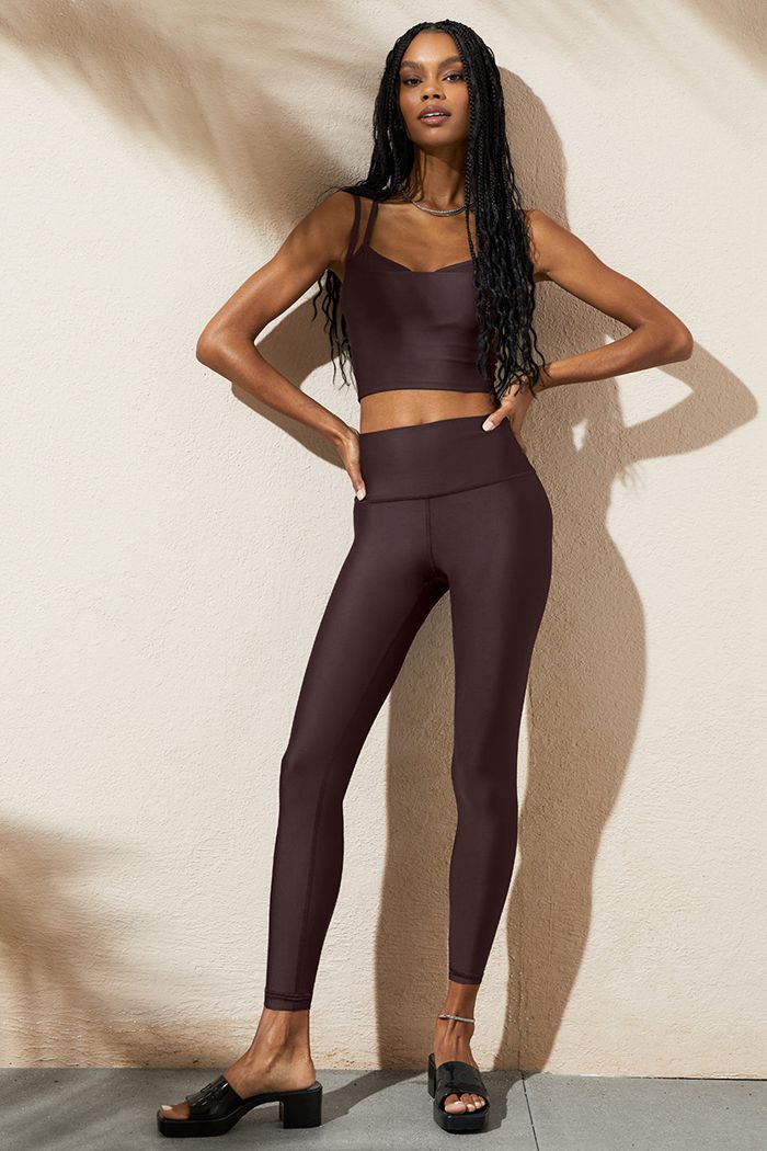 Leggins Alo Yoga 7/8 High-Cintura Airlift Mujer Negros | 319785ZTR