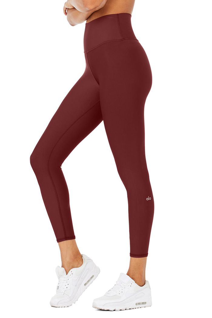 Leggins Alo Yoga 7/8 High-Cintura Airlift Mujer Rojos | 485761PWS