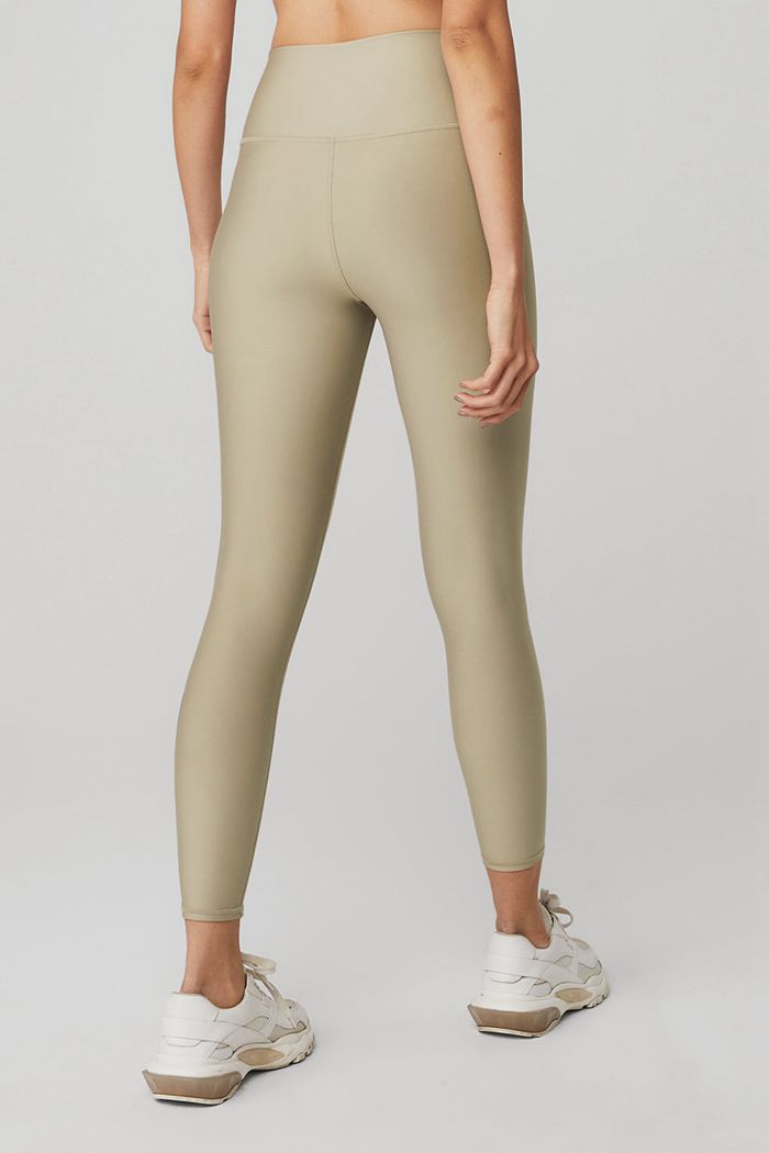 Leggins Alo Yoga 7/8 High-Cintura Airlift Mujer Marrom | 507428YXR