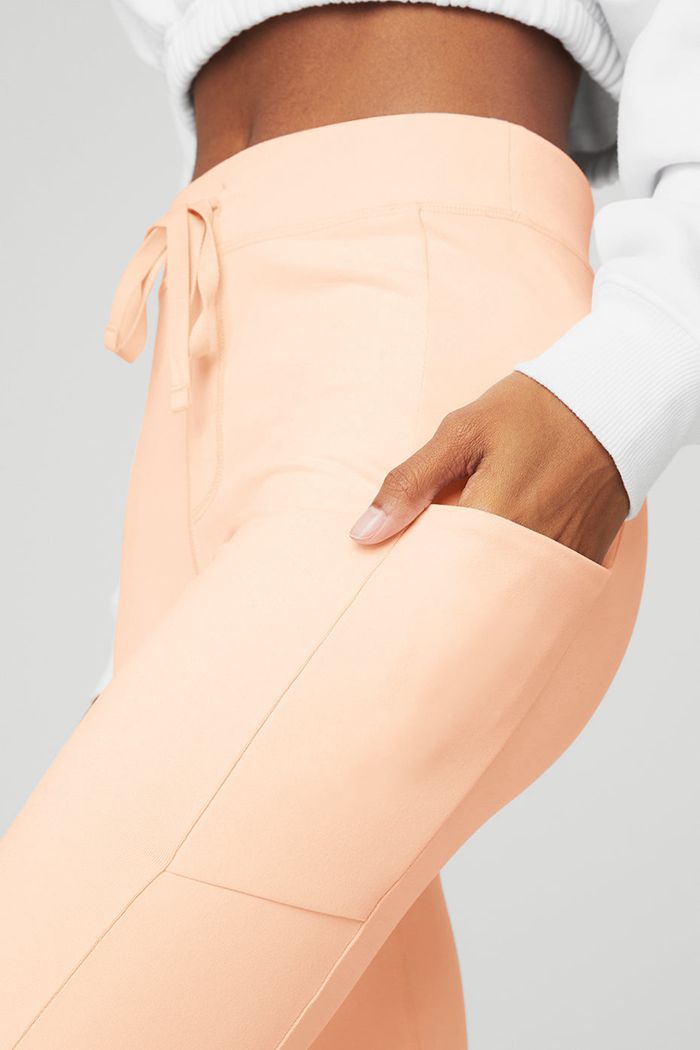 Leggins Alo Yoga 7/8 High-Cintura Checkpoint Mujer Beige | 348260HMI