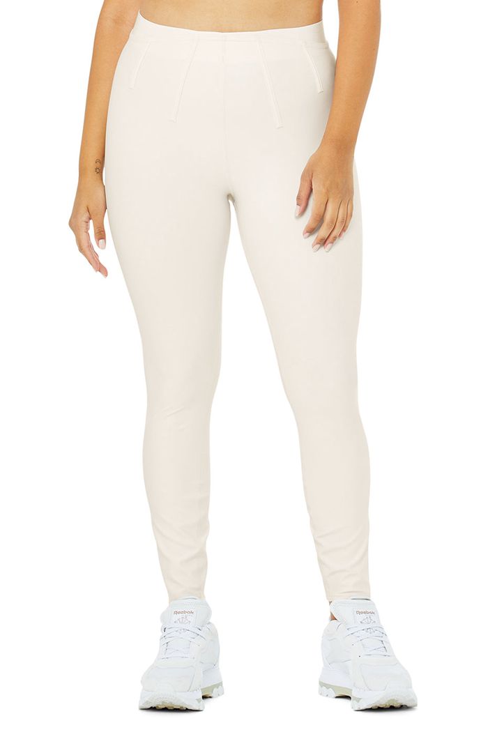 Leggins Alo Yoga Airlift High-Cintura 7/8 Corset Mujer Blancos | 574103XWM