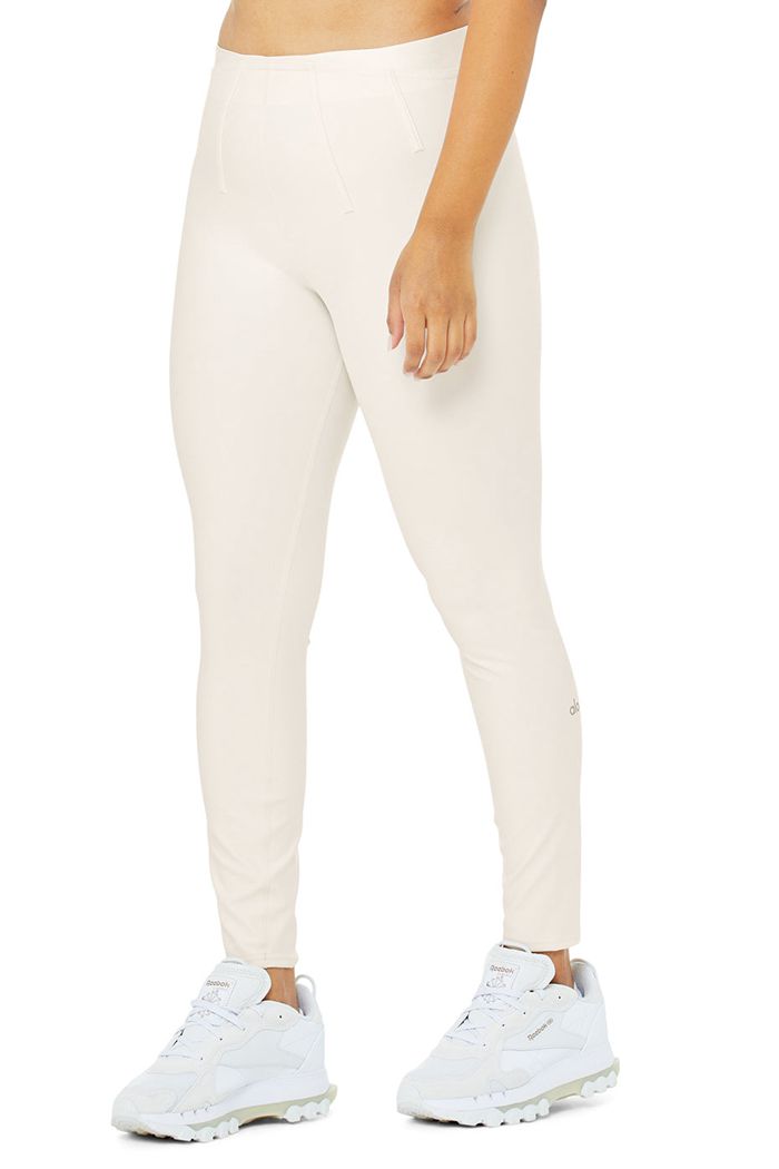 Leggins Alo Yoga Airlift High-Cintura 7/8 Corset Mujer Blancos | 574103XWM
