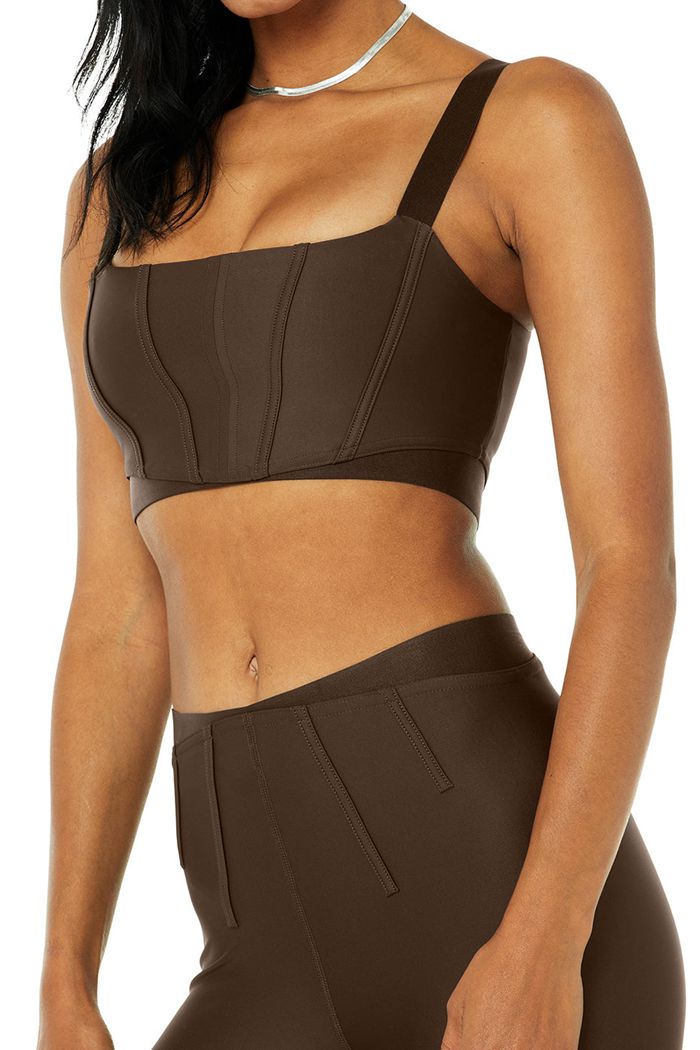 Leggins Alo Yoga Airlift High-Cintura 7/8 Corset Mujer Negros | 821635GHP