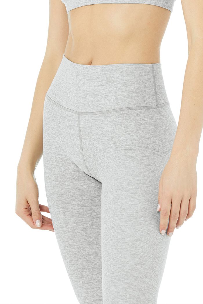 Leggins Alo Yoga Alosoft High-Cintura 7/8 Highlight Mujer Grises | 538072WNP
