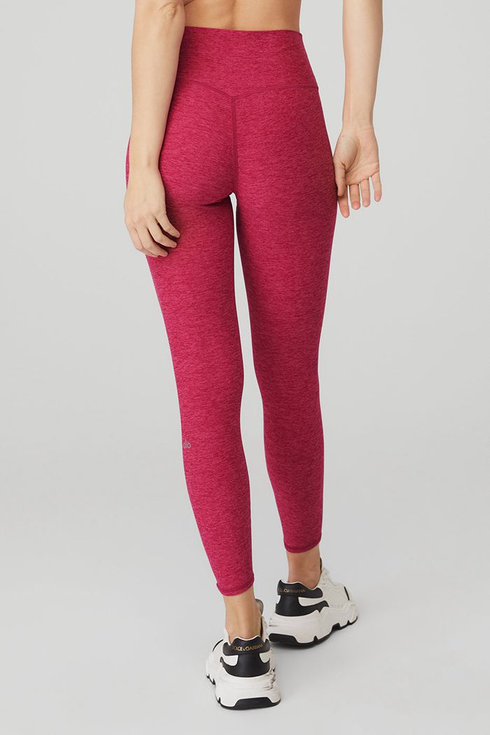 Leggins Alo Yoga Alosoft High-Cintura 7/8 Highlight Mujer Rojos | 578316WQI
