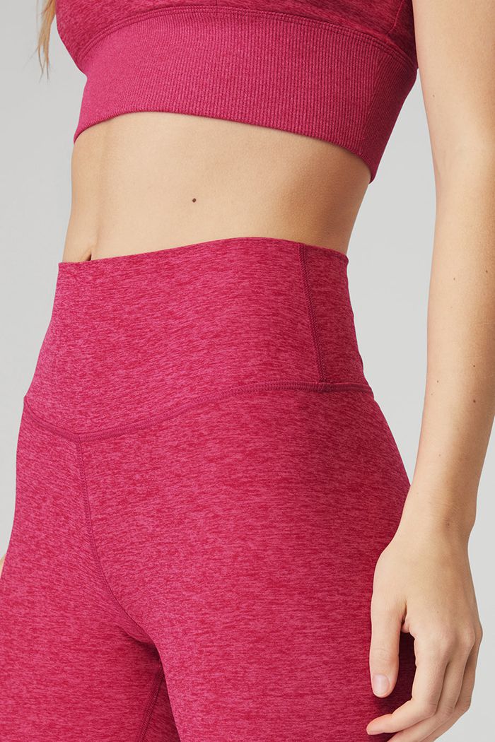 Leggins Alo Yoga Alosoft High-Cintura 7/8 Highlight Mujer Rojos | 578316WQI