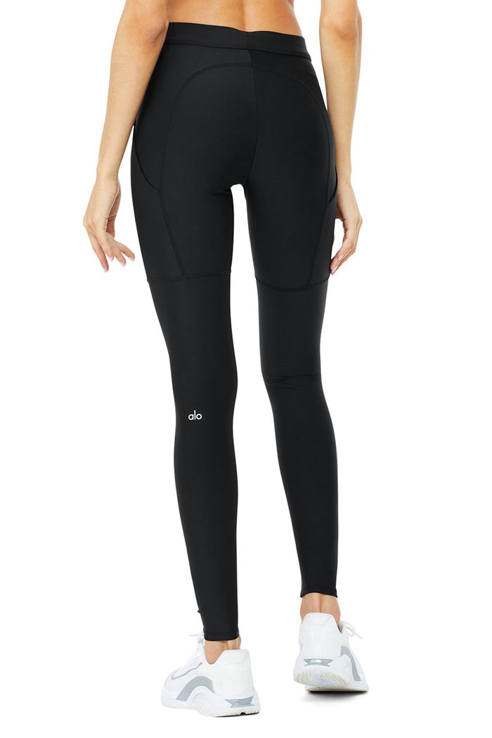 Leggins Alo Yoga High-Cintura 4 Pocket Utility Mujer Negros | 483925YSB