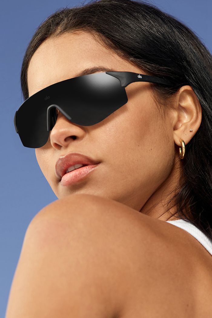 Lentes De Sol Alo Yoga Speed Mujer Negros | 853609QEK