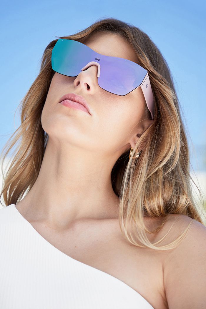 Lentes De Sol Alo Yoga Stunner Mujer Rosas Negros | 537924PIC
