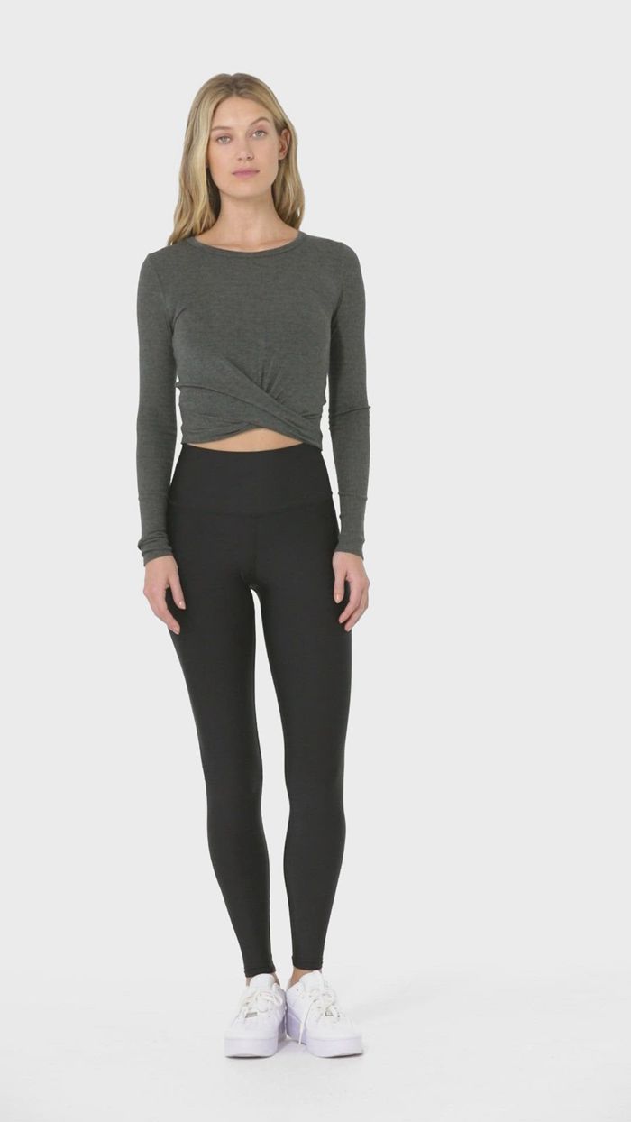 Long Sleeve Alo Yoga Cover Mujer Negros | 546097MTH