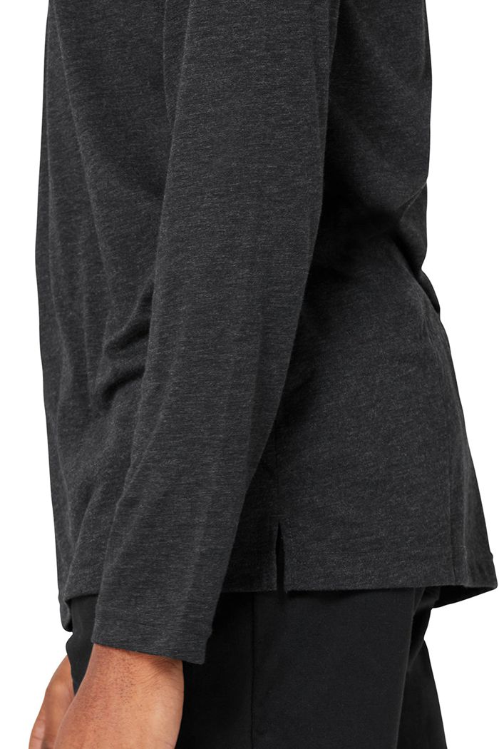 Long Sleeve Alo Yoga Triumph Tee Hombre Negros | 174563YFJ
