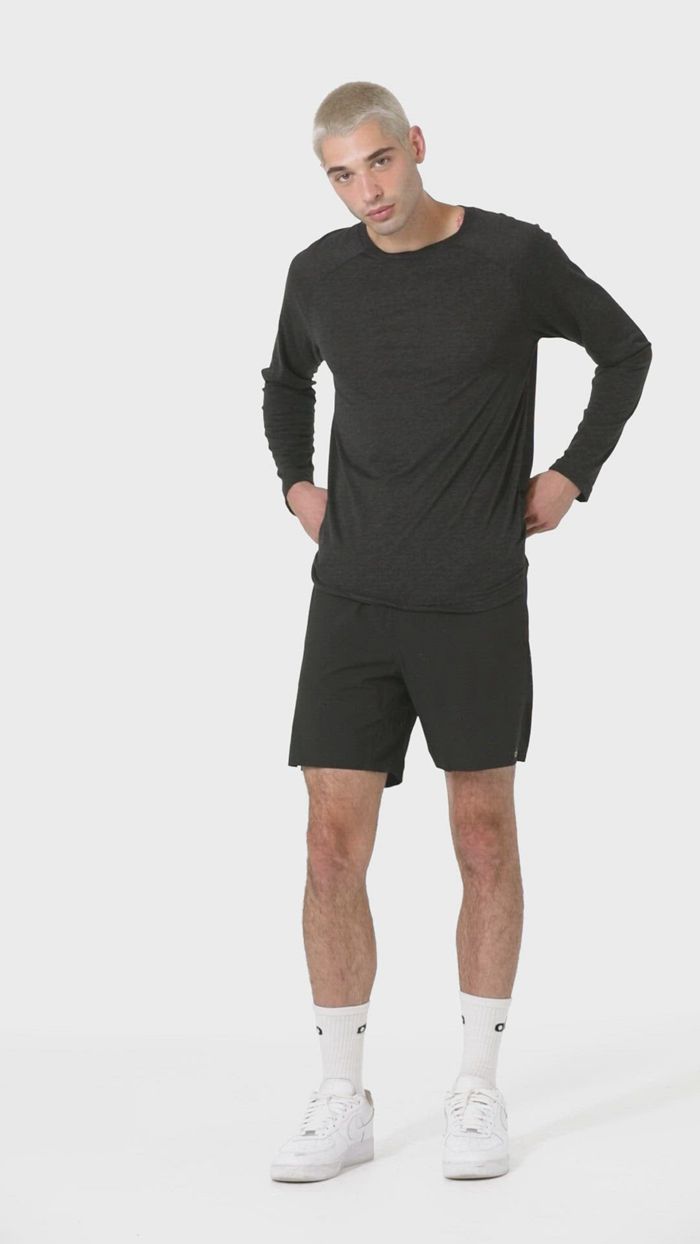 Long Sleeve Alo Yoga Triumph Tee Hombre Grises | 659120VCT