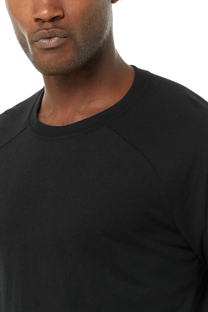 Long Sleeve Alo Yoga Triumph Tee Hombre Negros | 912670YVI