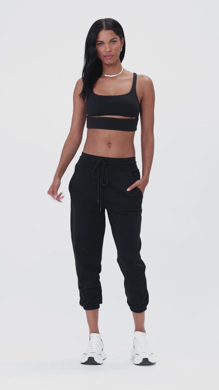 Pantalones Alo Yoga 7/8 Easy Sweat Mujer Blancos | 439871QDX