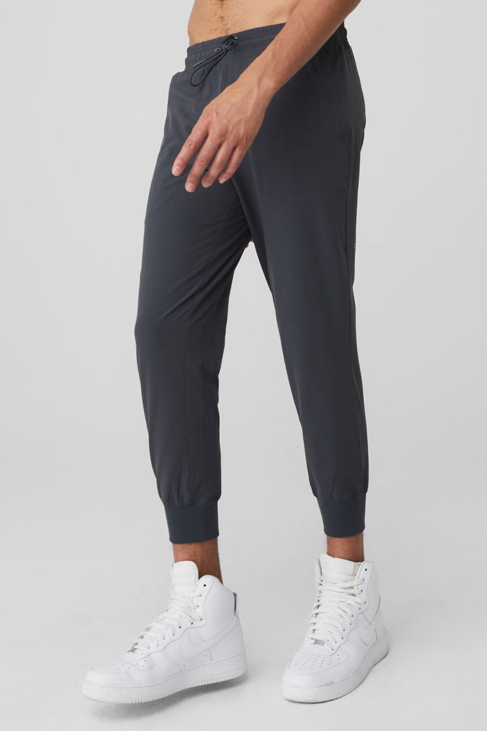 Pantalones Alo Yoga Co-Op 7/8 Hombre Grises Oscuro | 715263SRA