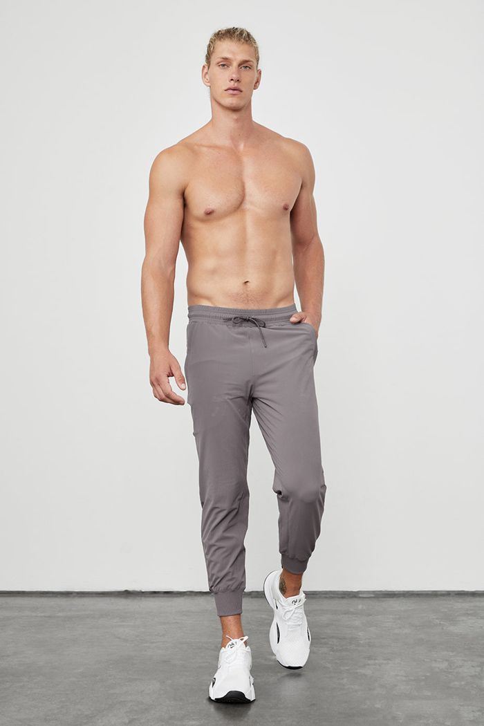 Pantalones Alo Yoga Co-Op 7/8 Hombre Morados | 093416DRS