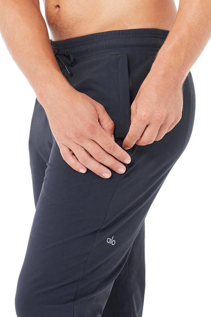 Pantalones Alo Yoga Co-Op 7/8 Hombre Negros | 094726PXT