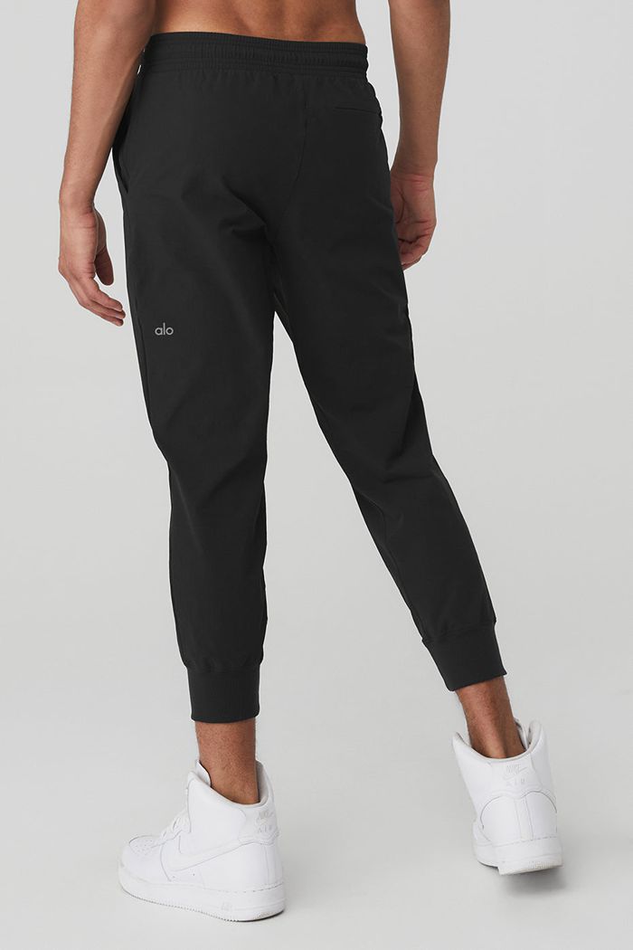 Pantalones Alo Yoga Co-Op 7/8 Hombre Negros | 601972ARZ