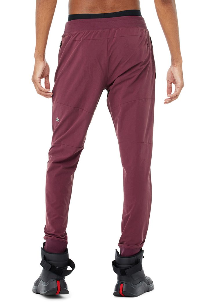 Pantalones Alo Yoga Co-Op Hombre Rojos | 136748QER