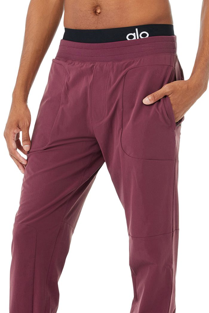 Pantalones Alo Yoga Co-Op Hombre Rojos | 136748QER