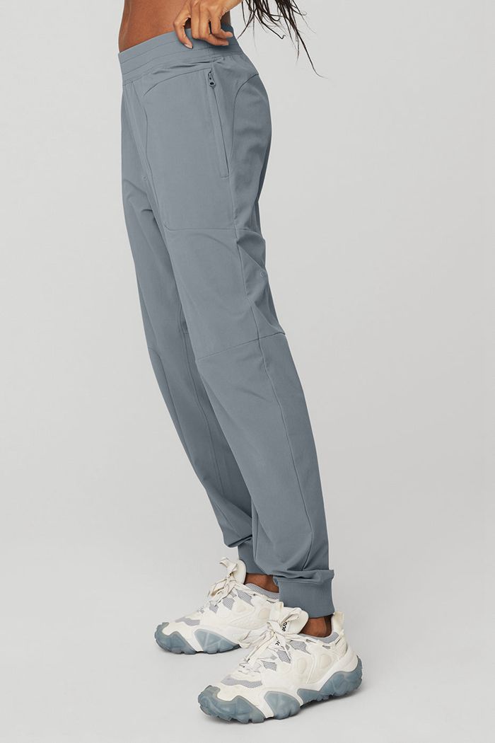 Pantalones Alo Yoga Co-Op Mujer Grises | 816342BWV