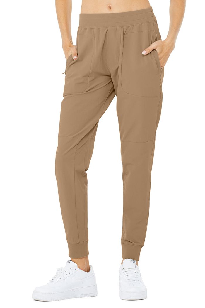 Pantalones Alo Yoga Co-Op Mujer Marrom | 206198XJG