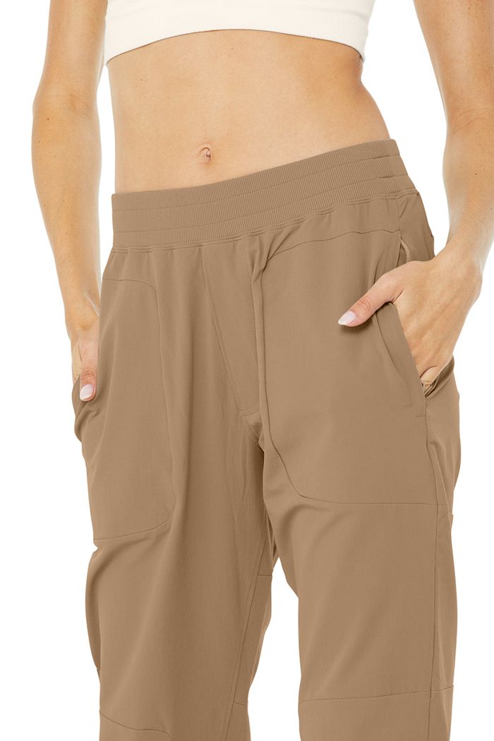 Pantalones Alo Yoga Co-Op Mujer Marrom | 206198XJG