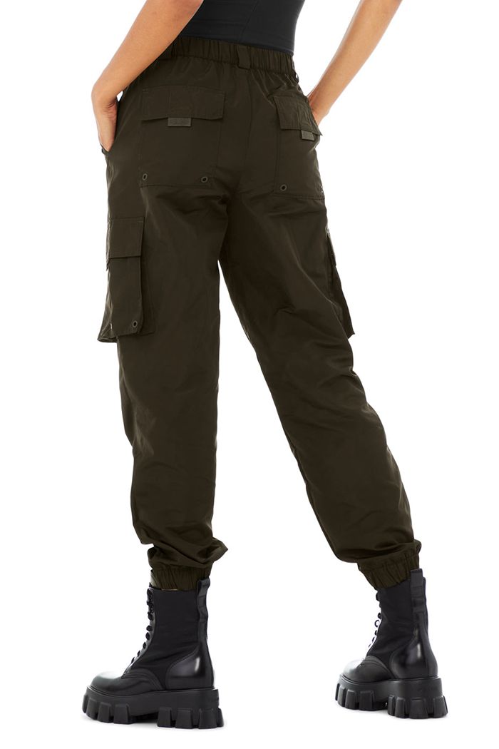 Pantalones Alo Yoga It Girl Mujer Verde Oliva Oscuro | 852976YDE