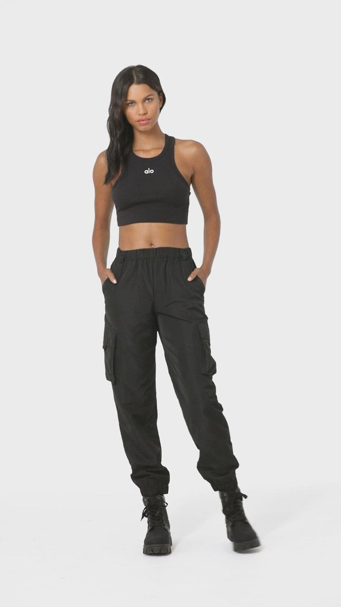 Pantalones Alo Yoga It Girl Mujer Verde Oliva Oscuro | 852976YDE