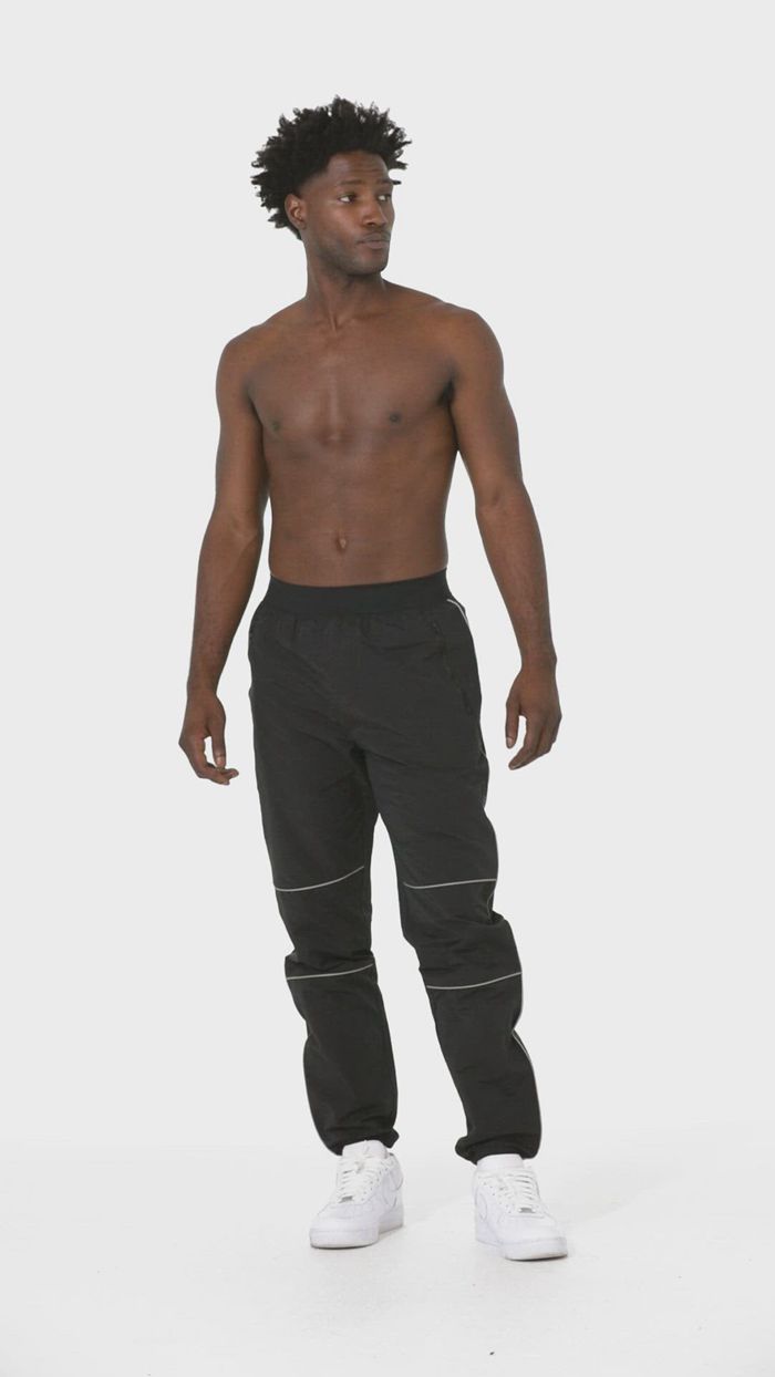 Pantalones Alo Yoga Torrent Pista Sweat Hombre Negros | 854203NJH
