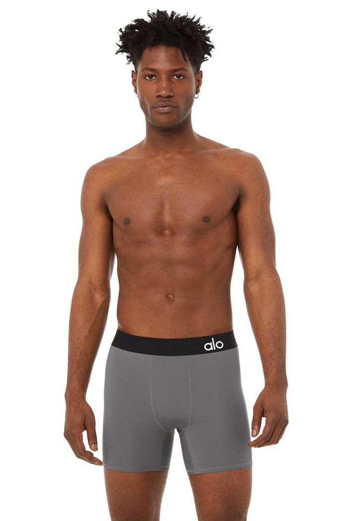 Ropa Interior Alo Yoga Hero Underwear Hombre Grises | 042897EUG