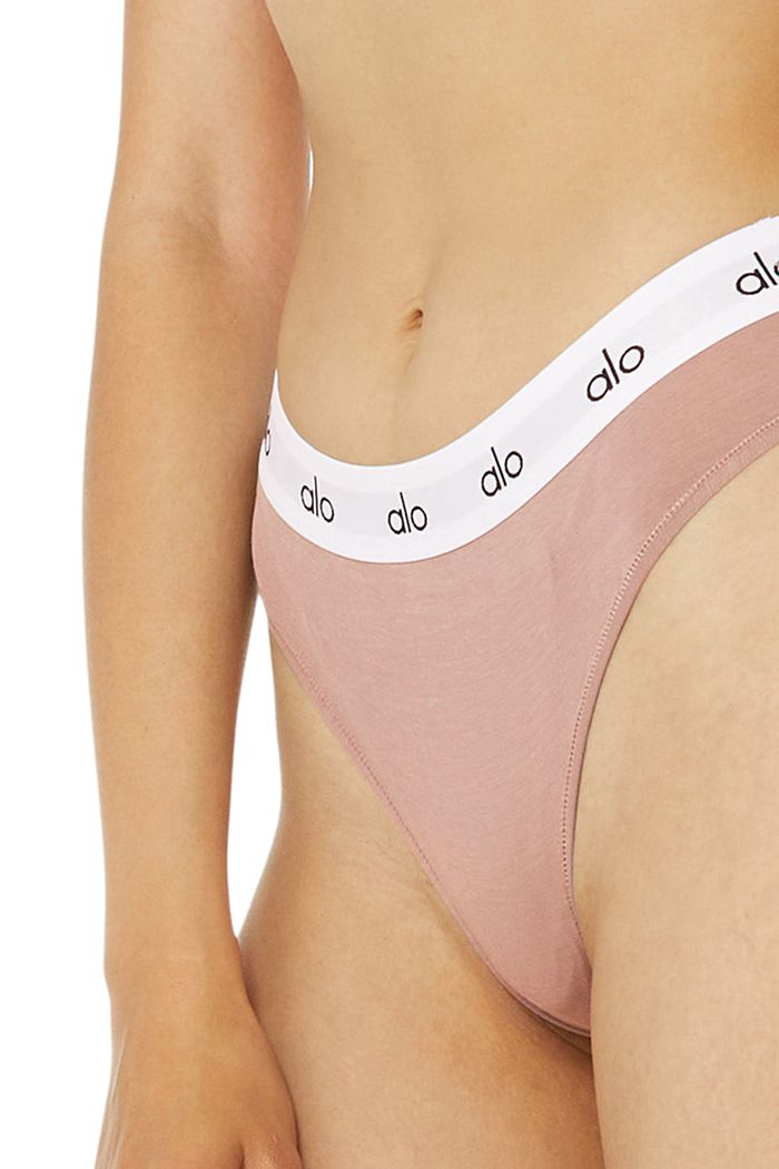 Ropa Interior Alo Yoga Icon Cheeky Mujer Rojos Oscuro | 028941OAR